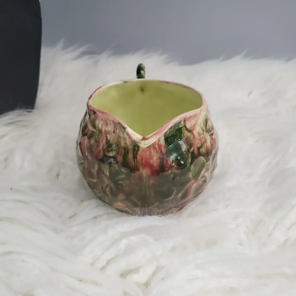 Jamieson Ceramics San Juan Capistrano Majolica Creamer/Sugar Bowl Set
